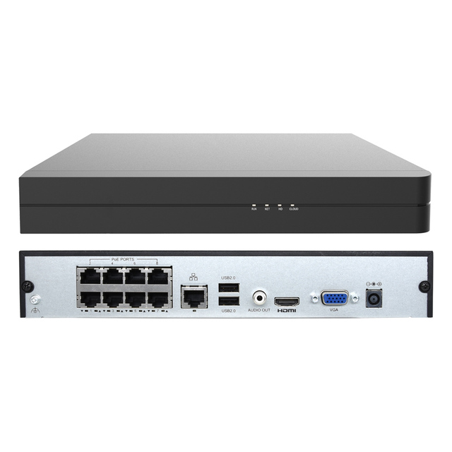 HIK Compatible 8CH POE Network Video Recorder 4K 1080P CCTV NVR H.265 Security Camera System 16CH IP Network Surveillance