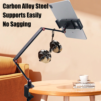 Support de bureau pliable en alliage d'aluminium pour téléphone portable et tablette, rotatif à 360 degrés