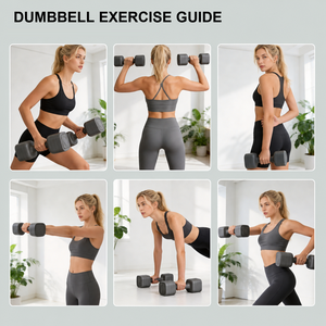 Haltères réglables à changement rapide 10 kg (paire) avec système de déverrouillage par torsion – Ensemble de poids pour femmes, tonification complète du corps et des bras, yoga, pilates, entraînement à domicile - Product Image 2
