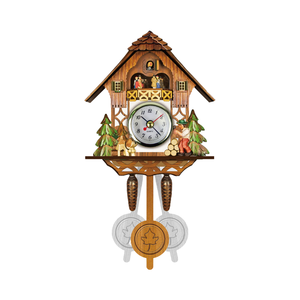 Orologio a <span class=keywords><strong>Cucù</strong></span> da Parete Silenzioso con Display a Lancette Singole per Soggiorno, Vendita Calda - Product Image 4