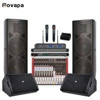 Professioneller Dual 15-Zoll Bühnen-, Hochzeits-, DJ- und Konferenzsaal-Return-Lautsprecher – Hochleistungs-Soundsystem mit hoher Leistung, vertikal
