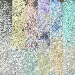 Logo personalizzato iridescente sciolto Sparkle Shine Crystal Diamond Pearl Glitter Pigment Powder