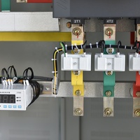 Harga Pabrik Saklar Transfer Otomatis ATS 3P4P 63A 100A 160A Saklar ATS Generator dengan Papan Panel Kabinet Terpasang