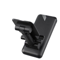 Nouvelle conception de batterie externe portable 20000mAh avec 4 câbles Micro USB, écran LED et support de téléphone portable à charge rapide