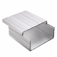 Boîtier d'amplificateur de puissance en aluminium extrudé personnalisé en usine, boîtier de carte de circuit imprimé, boîte en aluminium extrudé anodisé, boîtier électronique