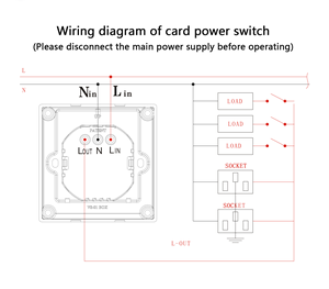 Carte-clé de gestion de l'alimentation intelligente ABLE 13.56Mhz 220V pour hôtels carte-clé d'hôtel d'énergie <span class=keywords><strong>verte</strong></span> contrôle de puissance - Product Image 6