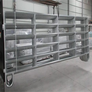 7ft 10ft galvanizli borular sığır corral panel çit çiftlik için - Product Image 4