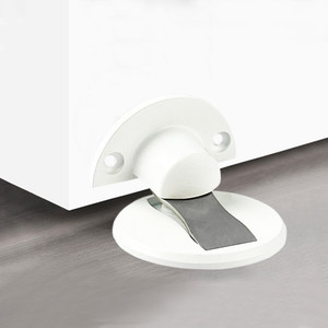 White Magnetic Door <b>Stopper</b> Invisible No Drilling Required Door Catcher For Makeup Room Door Anti Collision Pad - Product Image 2