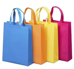 Reusable Non-woven Fabric For Custom Foldable Nonwoven Shopping Tote Bag