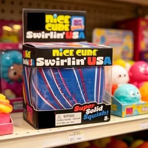 Novedades: Juguetes Blandos Antiestrés Nedoh Nice Cube Squishy Swirling para el Día de la Independencia de EE. UU. - Product Image 3