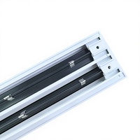 Grille d'aération linéaire en alliage d'aluminium moderne pour systèmes CVC extérieurs, à lames réglables multi-longueurs, pour entrepôts et ateliers