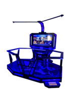Simulateur de tapis roulant de réalité virtuelle à 360 degrés, plateforme de marche de jeu VR en fibre de verre pour intérieur/extérieur, pour centres commerciaux