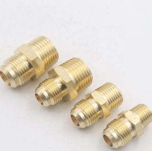 Raccord en laiton forgé à embout évasé avec tête hexagonale pour liquide basse pression, tailles de tube 1/8\", 1/4\", 1/<span class=keywords><strong>2</strong></span>\", 3/8\", personnalisable - Product Image 4