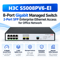 H3C S5008PV6-EI 8-Port Gigabit Managed Switch 2-Port SFP Enterprise Ethernet Netzwerk-Zugangsswitch