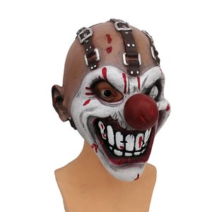 Masque de Clown Effrayant Masque de Zombie à la Flamme du Diable Masque de Monstre Masque de Clown Effrayant Masque d'Halloween Vente en Gros d'Usine Halloween - Product Image 2