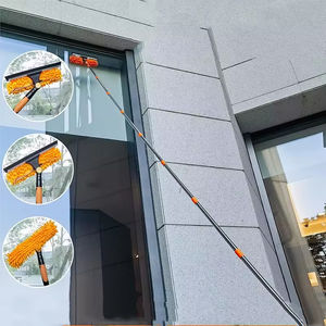 Juego de cepillos de limpieza telescópicos para coche al por mayor con mango extensible para limpieza de parabrisas, techo y ventanas - Product Image 1