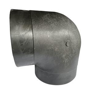 50มมซ็อกเก็ตฟิตติ้งท่อ PE เชื่อมข้อศอก HDPE 110มมหัวชลประทานประเภทบูช PN16สำหรับการชลประทานสารเคมี - Product Image 2