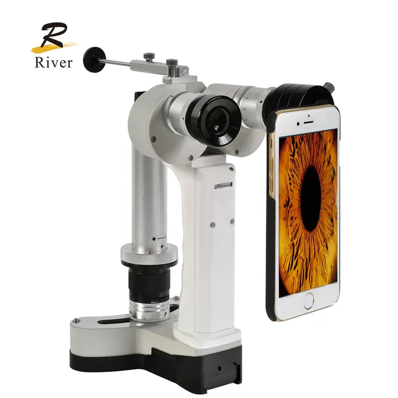 ML5S1 10X/16X manico lampada a fessura microscopio portatile speciale occhio microscopio ottico da tasca biomicroscopio per esame dell'occhio anteriore