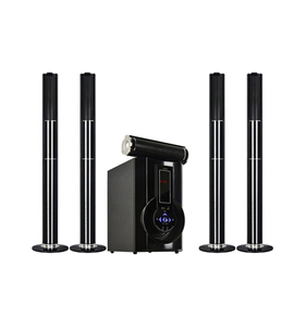 Sistema de Altavoces 5.1 Profesional para el Hogar, Potencia de Salida de 60 W, Material de Madera, con Control Remoto - Product Image 4