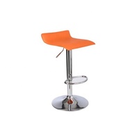 Chaise de bar pivotante moderne réglable en hauteur en cuir synthétique noir avec repose-pieds pour la maison, le bar, le club, la cuisine
