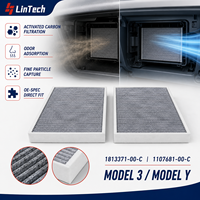 Filtre d'habitacle LinTech en promotion, pièce de rechange OEM pour système HVAC, compatible Tesla Model 3 et Model Y (références OE 1813371-00-C, 1107681-00-C)