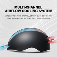 Casque de Scooter Électrique Ultraléger pour VTT Casque de Vélo avec Caméra 1080P HD WiFi APP pour Adultes Casques de Camping