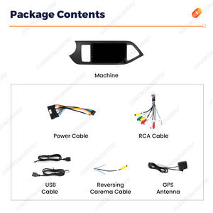 MEKEDE Car-play Android Auto Car Multimedia IPS Touch Screen 4core 2 + 32GB FM Navigation pour <span class=keywords><strong>KIA</strong></span> Morning 2011-2017 - Product Image 3