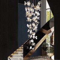 Lustres en verre personnalisés pour la décoration de hall d'hôtel moderne, salle à manger, salon, éclairage suspendu