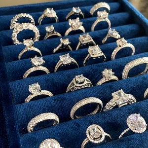 Plata fina 925 al por mayor joyas al por mayor plata de ley anillo 2023 joyas plata 925 anillos joyería de moda anillos - Product Image 1