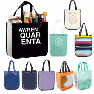 Góc cong Tote lulemon mua sắm sinh thái Tote Túi PP không dệt Túi tùy chỉnh - Product Image 1