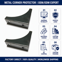Protections d'angle en métal OEM, faciles à installer, autocollantes, pour armoires et tiroirs de cuisine