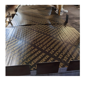 <span class=keywords><strong>Prix</strong></span> direct usine 4 * 8ft Film imprégné phénolique Film de surface phénolique de contreplaqué - Product Image 1