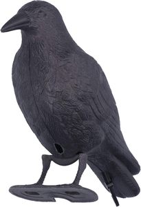 Offre Spéciale leurre de chasse en plein air haute simulation debout leurres de corbeau noir en plastique - Product Image 5