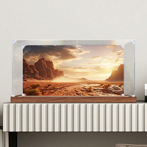 WENTI, caja de exhibición de estante único de acrílico ecológico pulido moderno para LEG0 42213 Ford Fierce Horse SUV, figura de vehículo todoterreno - Product Image 3