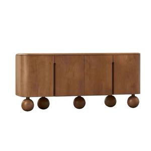 Mobile <span class=keywords><strong>TV</strong></span> in Legno di Alta Qualità con Base a Sfera Rotonda per Soggiorno, Prodotto da Produttore di Mobili - Product Image 5