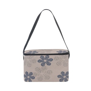 Sac isotherme carré en polyester à motif coquille de conque hawaïenne, sac à déjeuner isotherme personnalisé, sac isotherme pour boîte à lunch - Product Image 1