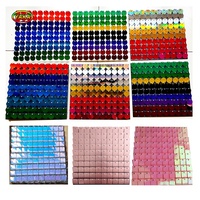 Panneaux muraux à paillettes scintillants en plastique abs, fabrication chinoise, livraison gratuite