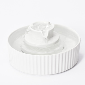Ceramica automatica gatto fontana di acqua Cupcake Pet pompa acqua circolazione acqua filtro carbone Ultra silenzioso 2.1L/71oz eco-friendly - Product Image 5