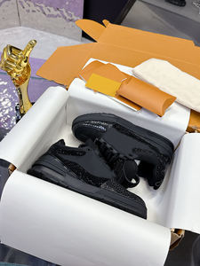 2026 חדש באיכות גבוהה שחור לגברים אופנה יוקרתית מזדמנת נעלי ספורט שטוחות ללא החלקה בחוץ LVBAES הליכה נוחה סִגְנוֹן - Product Image 5