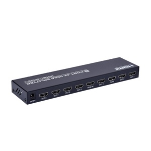 FJ-4K108-A FJGEAR 8 cổng 4K <span class=keywords><strong>HDMI</strong></span> Splitter 1 trong 8 ra tám cổng <span class=keywords><strong>HDMI</strong></span> Dispenser 4K độ phân giải <span class=keywords><strong>HDMI</strong></span> 1.4 - Product Image 1