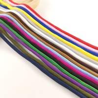 5mm gekleurde core-spun polyester ronde koord mobieltelefoonbandje taillekoord voor broek trekkoord voor hoed gevlochten koord
