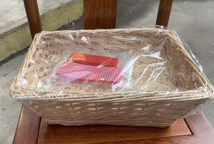 Wholesale Rectangle Natural Wicker Eco-Friendly Multifunction Gift <b>Basket</b> Hamper Kit <b>Storage</b> <b>Baskets</b> for Practical Stylish Home - Product Image 3