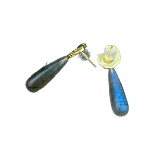 Pendientes <span class=keywords><strong>de</strong></span> Cristal Natural en Forma <span class=keywords><strong>de</strong></span> Lágrima, Chapados en Oro, para Mujer, Joyería <span class=keywords><strong>de</strong></span> Piedra Curativa para Uso Diario - Product Image 5