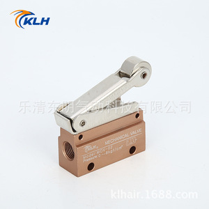 Válvula mecánica KLH MOV-02, tamaño de puerto de 1/4 pulgadas, 2 vías, 3 posiciones, tipo rodillo para control neumático - Product Image 2