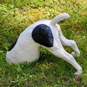 Lindo cachorro resina artesanía realista Jack <span class=keywords><strong>Russell</strong></span> Terrier perro fibra de vidrio escultura - Product Image 1