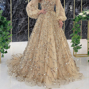 Abito da Sera Lungo Lussuoso e Pesante con Paillettes, Sexy da Donna, da Regina del Palco - Product Image 2