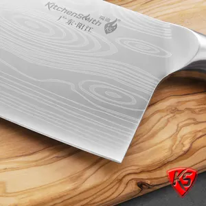 Yeni varış 8 inç balta bıçak balta bıçaklar ve mutfak bıçağı balta Pakka ahşap saplı