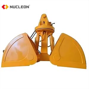 Grúa EOT usada, agarre hidráulico eléctrico, Cubo de 2,5 m ³, agarre de concha de cáscara de naranja para grúa aérea de viga simple/doble - Product Image 5