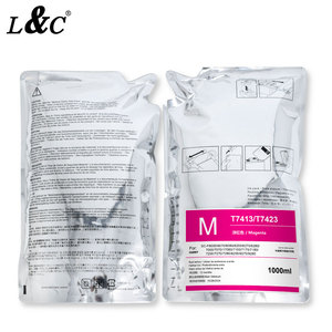 1000ml Sublimação <span class=keywords><strong>Dye</strong></span> Bolsa De Tinta para Epson F Série F6200 F7200 F9200 Sublimação Tinta com Chips