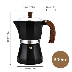 <span class=keywords><strong>Cafetière</strong></span> à expresso pour cuisinière, <span class=keywords><strong>cafetière</strong></span> cubaine, <span class=keywords><strong>cafetière</strong></span> Moka, <span class=keywords><strong>cafetière</strong></span> à expresso, <span class=keywords><strong>cafetière</strong></span> à filtre, capacité 6 <span class=keywords><strong>tasses</strong></span>, 10 oz - Product Image 6